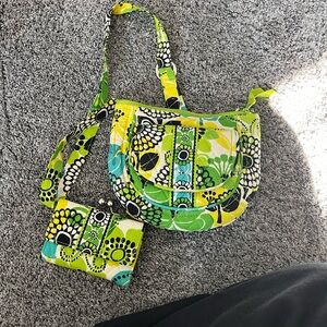Vera Bradley Crossbody bag with matching wallet